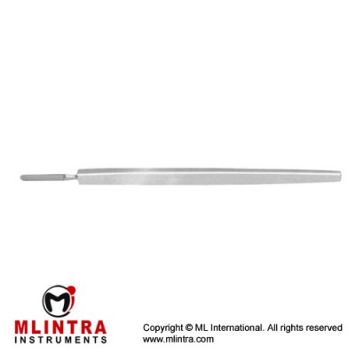Tooke Corneal Knife Straight - Blade With Curved Cutting Edge Stainless Steel, 11 cm - 4 1/4"